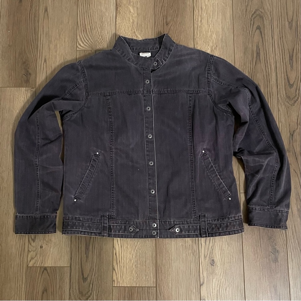 Columbia X.C.O. black/charcoal Washed Patina Denim Button-Down Jacket